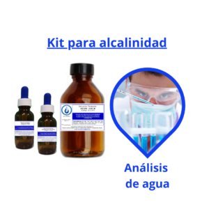 Kit para análisis de alcalinidad del agua