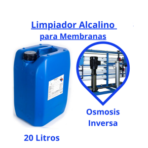 Limpiador alcalino para membranas de ósmosis inversa