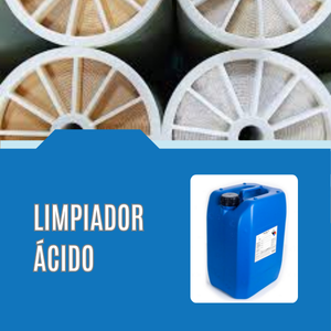 Limpiador ácido para membrana de ósmosis inversa